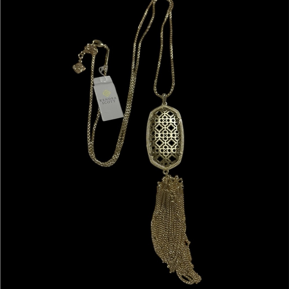 Kendra Scott Gold Tassel Necklace